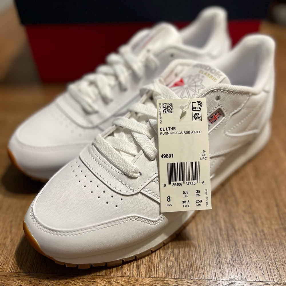 Reebok Classic White Leather Sneakers